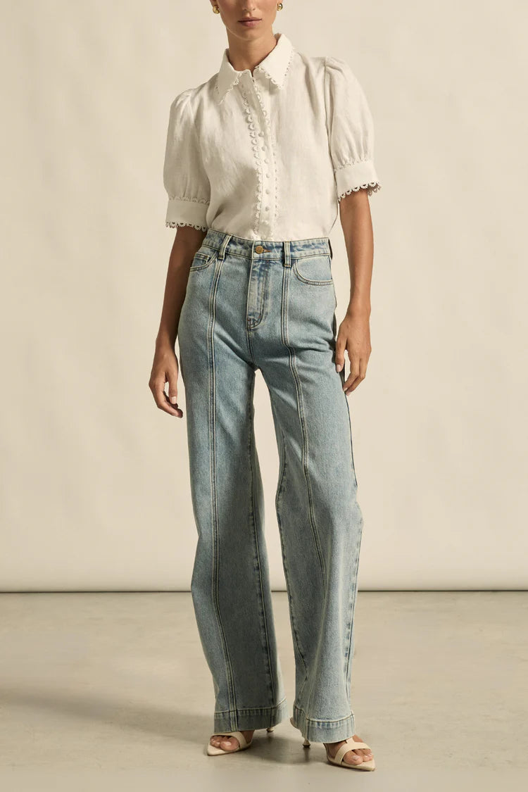 Tether Top in Porcelain by Zoe Kratzmann