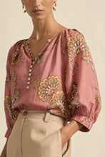 Load image into Gallery viewer, Tranquil Top in Kgari Bloom by Zoe Kratzmann
