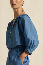 Load image into Gallery viewer, Tranquil Top in Shoreline by Zoe Kratzmann
