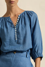 Load image into Gallery viewer, Tranquil Top in Shoreline by Zoe Kratzmann
