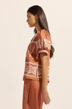 Load image into Gallery viewer, Venture Top in Ginger Embroid by Zoe Kratzman
