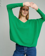 Load image into Gallery viewer, Camille Cashmere Knit in Imperial Green by Absolut Cashmere
