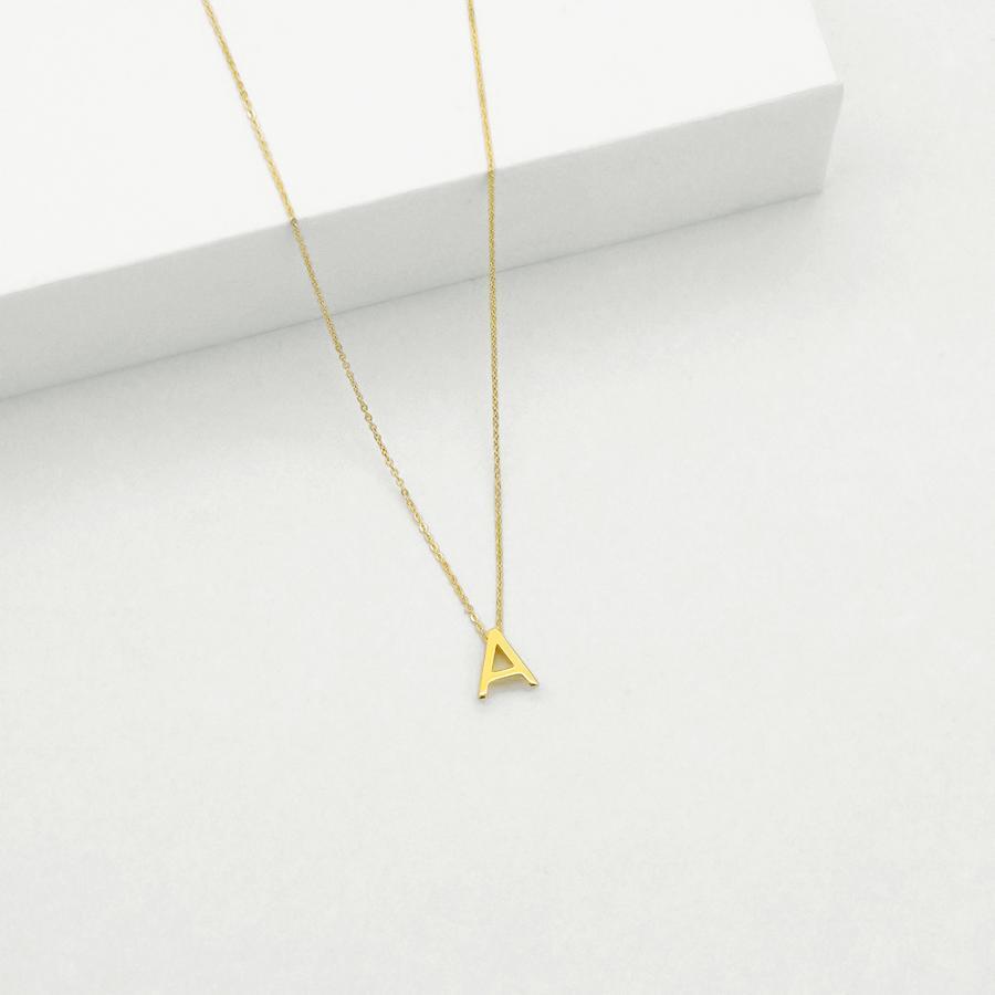 Letter Necklace by Linda Tahija
