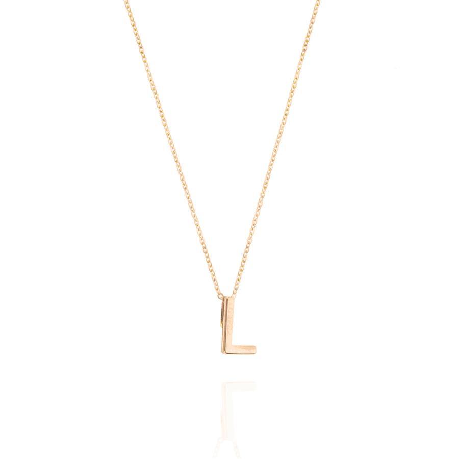 Letter Necklace by Linda Tahija