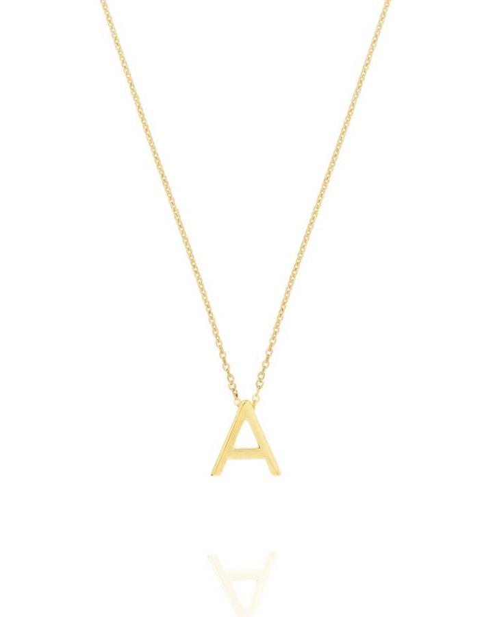 Letter Necklace by Linda Tahija