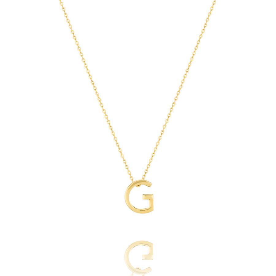 Letter Necklace by Linda Tahija