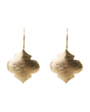 Load image into Gallery viewer, Gold Moroccan Hook Earring by Fairley
