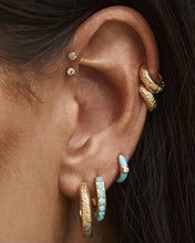 Load image into Gallery viewer, Antique Gold Maxi Hoops by Fairley
