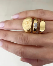 Load image into Gallery viewer, Classic Gold Signet Ring by Fairley
