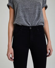 Load image into Gallery viewer, The Farrah Skinny Ankle by AG in Super Black
