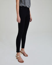 Load image into Gallery viewer, The Farrah Skinny Ankle by AG in Super Black

