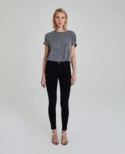 Load image into Gallery viewer, The Farrah Skinny Ankle by AG in Super Black
