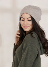 Load image into Gallery viewer, Pure Cashmere Ribbed Beanie by Mia Fratino
