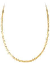 Load image into Gallery viewer, Gold Herringbone Necklace by Fairley
