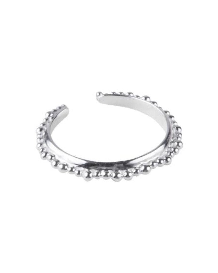 Silver Crown Ring by Fairley