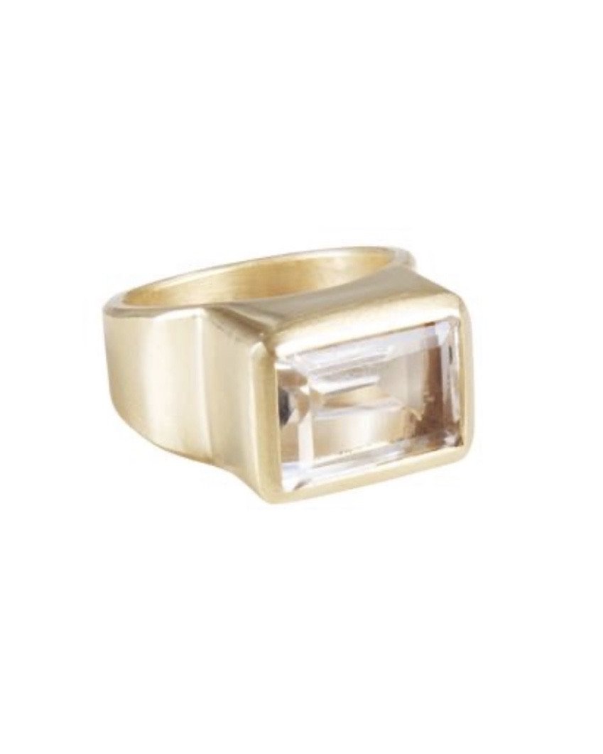 Crystal Cocktail Ring by Fairley