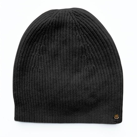 Pure Cashmere Ribbed Beanie by Mia Fratino