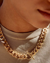 Load image into Gallery viewer, Chunky T-Bar Chain Necklace by Fairley
