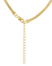 Load image into Gallery viewer, Gold Herringbone Necklace by Fairley
